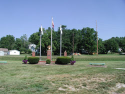 Honor Roll Park from Meridian Road